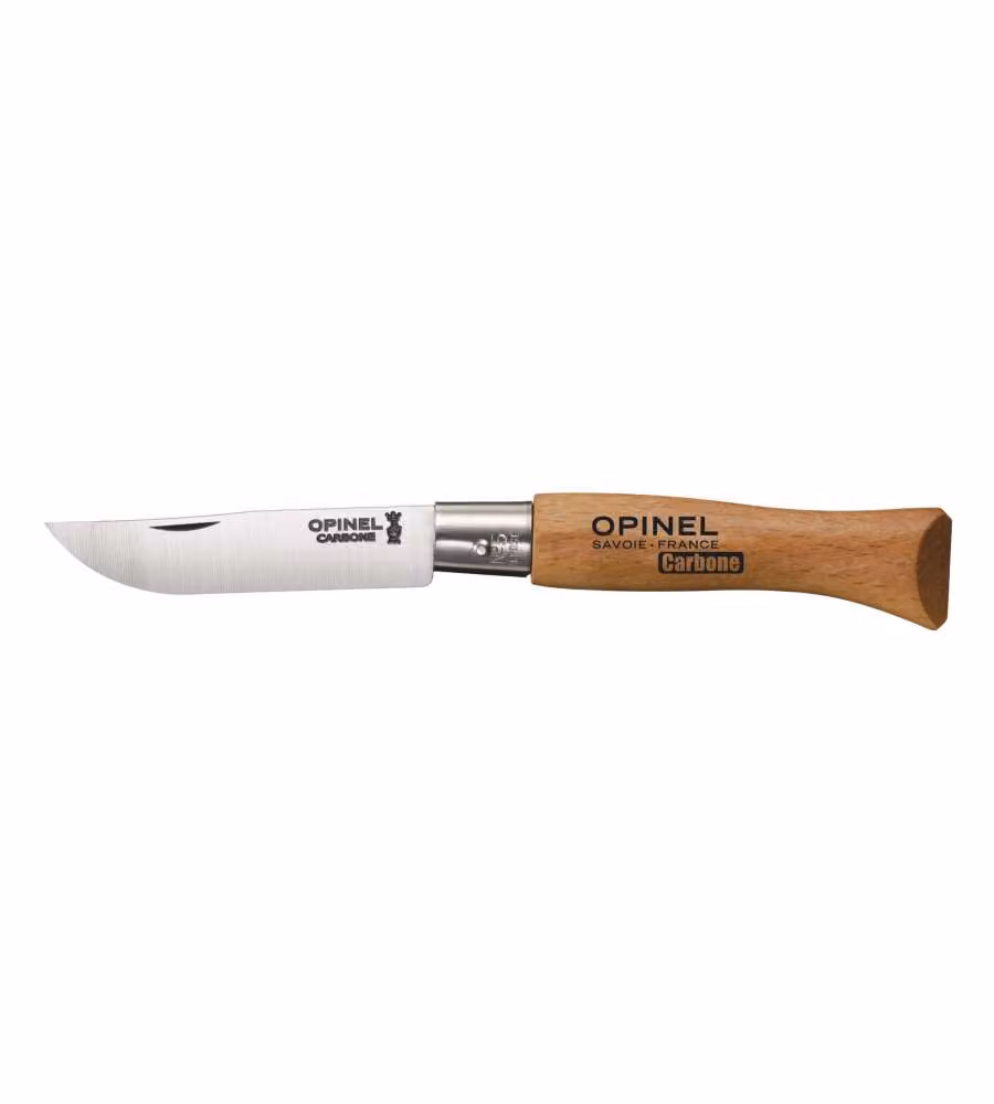 Opinel Coltello Classico Nichel N. 5 Manico Legno di Faggio 12 cm