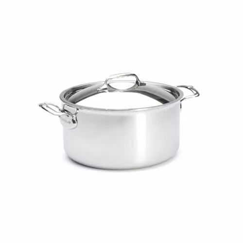 De Buyer - Casseruola bassa con coperchio 28 cm