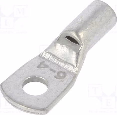 2 connettori a crimpare per cavi a fascio, sezione 6 mm², adatti per cavi, terminali diritti, modello BM 013191, isolati