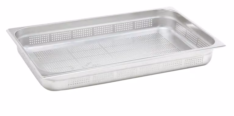 Bacinella Gastronorm forata GN 1/1 6 pezzi cm. 53x32,5 h. cm. 15