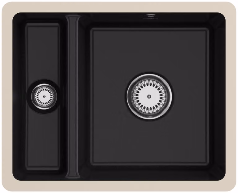 Villeroy & Boch Subway 60 - Lavello in Vetroceramica 55x44 cm, CeramicPlus, cromo 675801J0