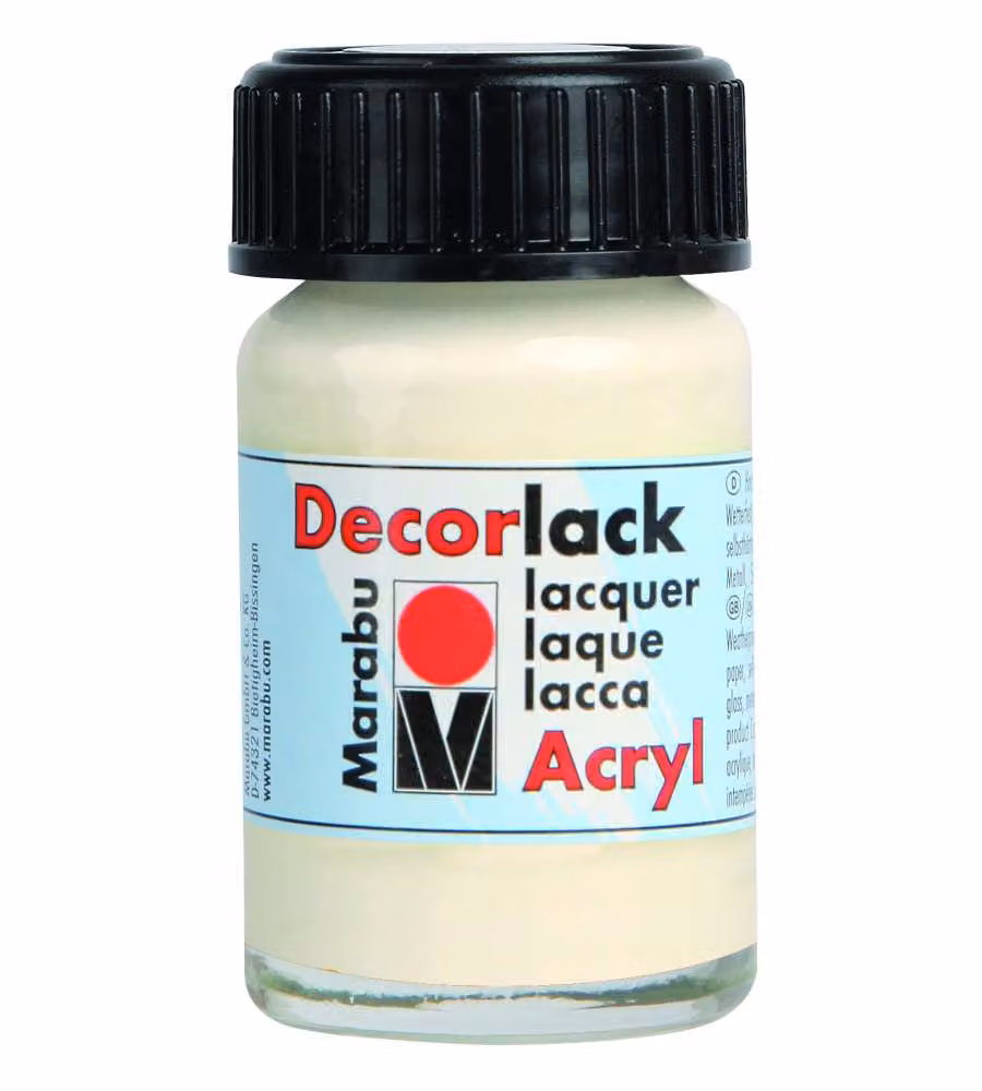 Decorlack Acryl Marabu 15 ml Avorio