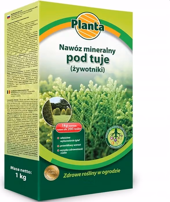 Concime multicomponente per tuie Planta granulato 1 kg