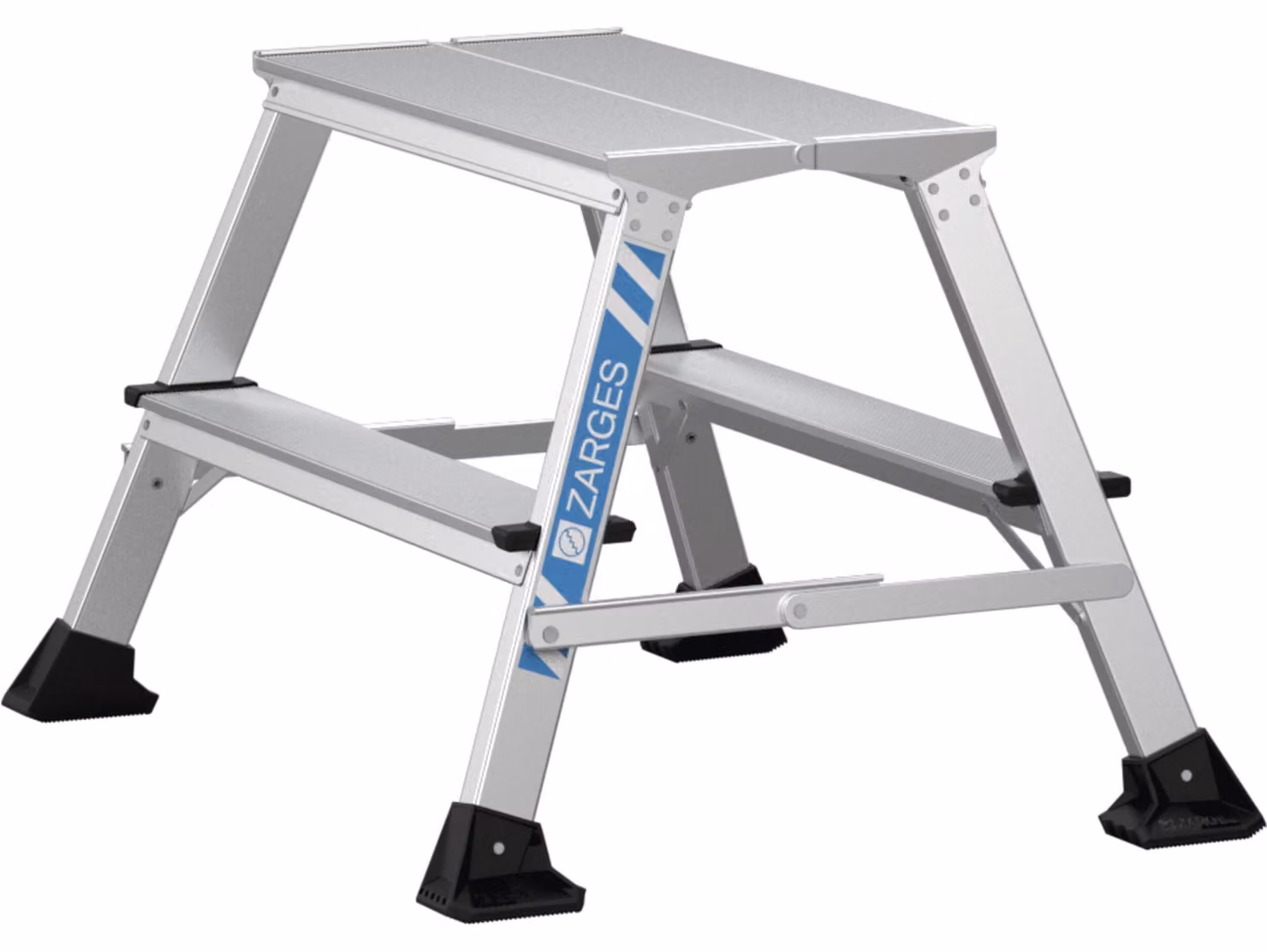 Zarges klappbares Arbeitspodest XLstep P (2 x 2 Stufen, 60 x 30 cm)