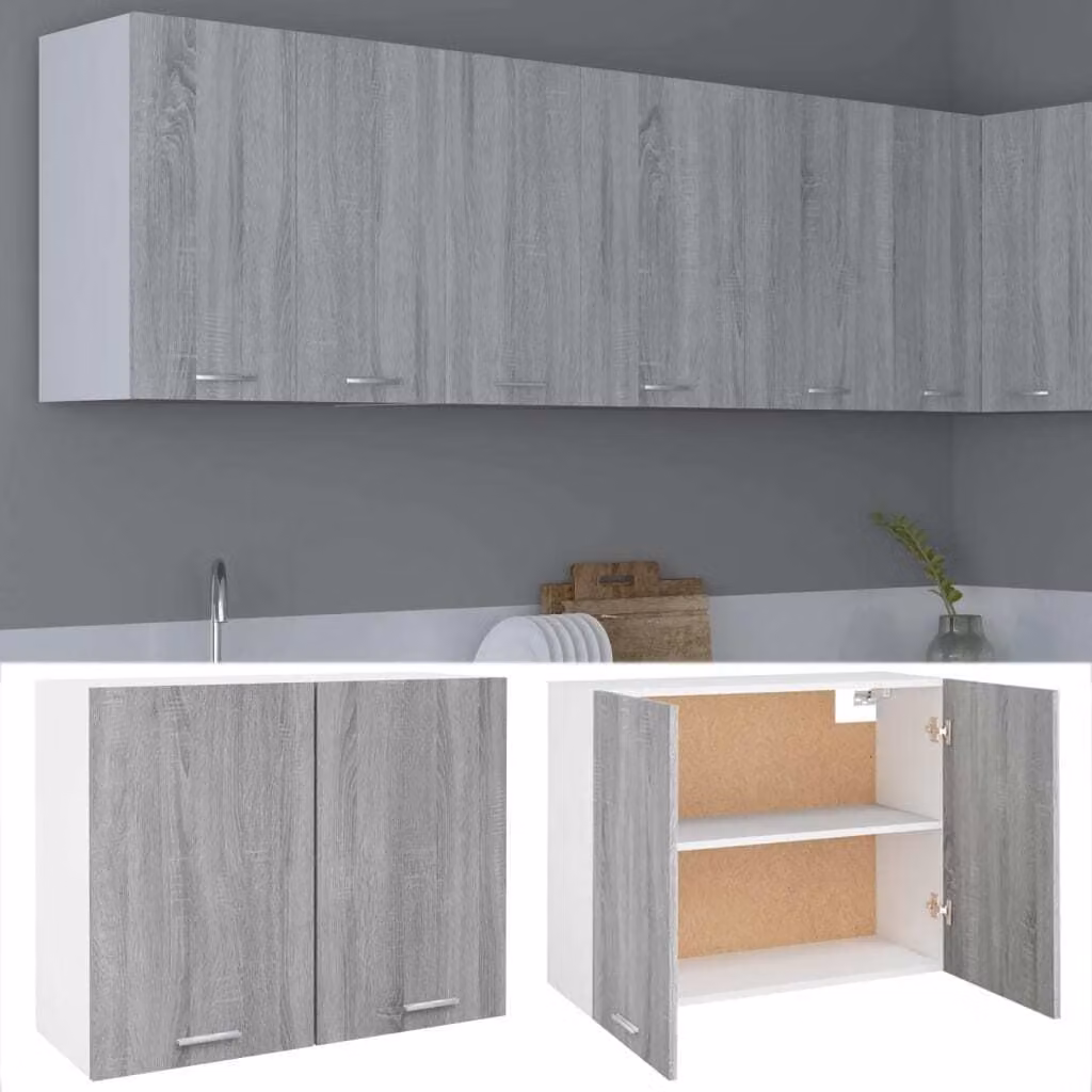Mobile Pensile “Lyon” Grigio Sonoma 80x31x60 cm