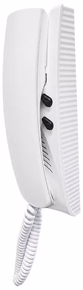 Citofono Da Parete Bianco Con Doppio Pulsante Multifilo