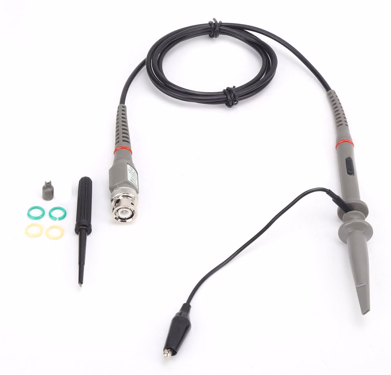 P6100: Sonda di prova per oscilloscopio, 1X/10X, frequenza 6 MHz - 100 MHz, accessorio digitale