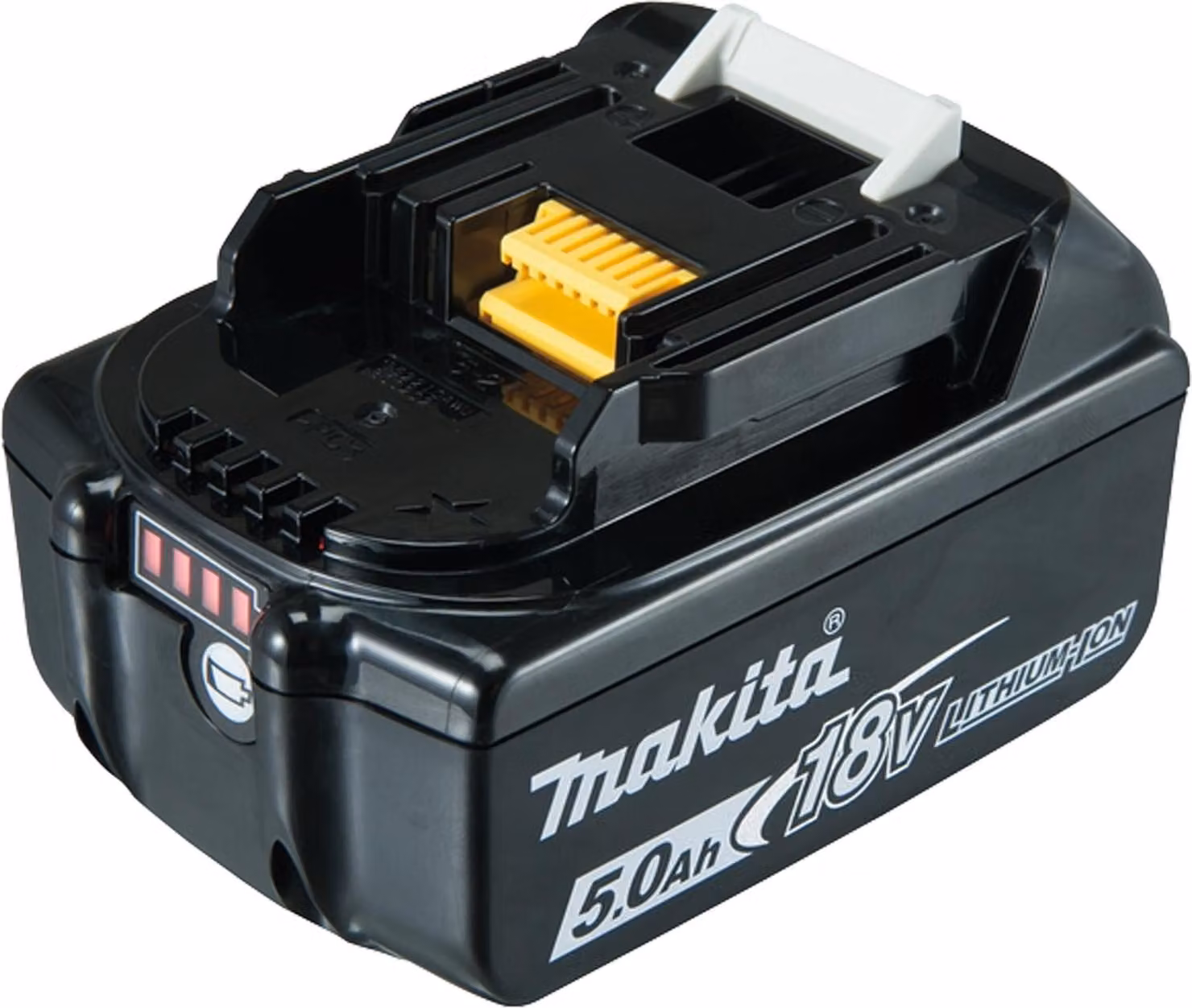 Makita BL 1850 B Batteria al litio da 18V 5,0 Ah ( 197280-8 / 632f15-1 ) con indicatore LED - Successore del 196672-8