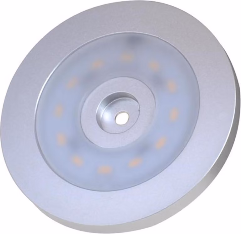 Faretto da superficie 12 led 12V 240lm Ø55x5,0mm