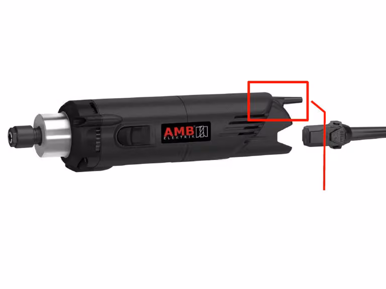 Motore fresatore AMB 1050 FME-1 DI / 1050 W / 5.000 ... 25.000 1/min, collegamento a portale