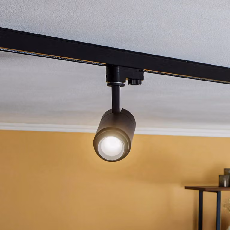 Arcchio Nanna LED track spot nero 4000K 12W, Nero, Studio / Ufficio, Alluminio