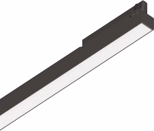 Proiettore Lineare Display Metallo Nero Led 27W 4000K Luce Naturale