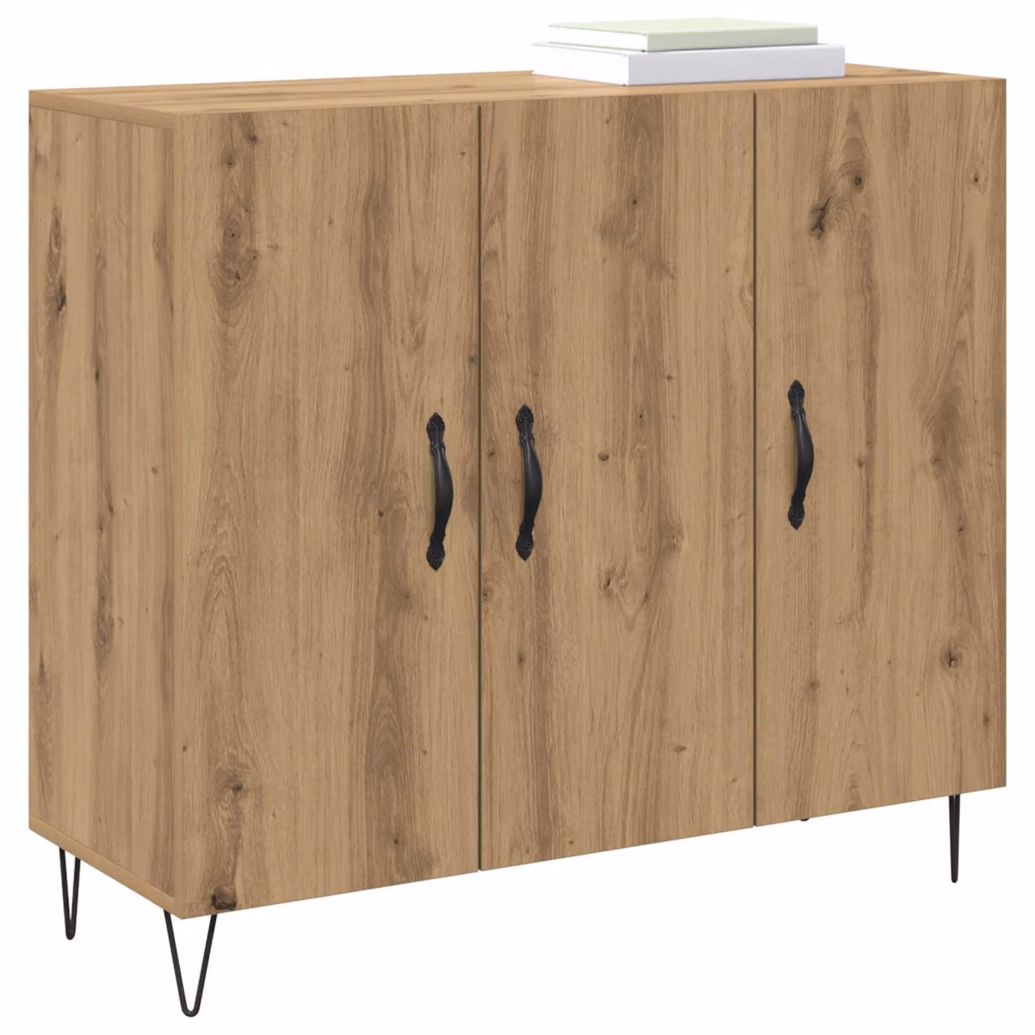 Credenza Rovere artigianale 90 x 32,5 x 80 cm Legno multistrato