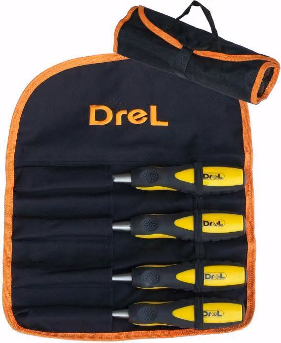 Drel Scalpelli per legno Set piatto 4Pt. 6/12/20/25Mm