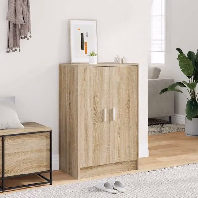 Scarpiera Rovere Sonoma 60x35x92 cm in Legno Multistrato 808930