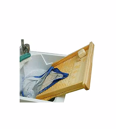 Asse per Lavare in Legno di Pioppo 58x42 cm - per Vaschetta Lavatoio