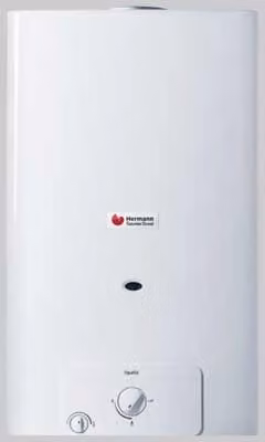 Scaldabagno a Gas Hermann Opalia C Low NOX Camera Aperta Bianco 11 Lt