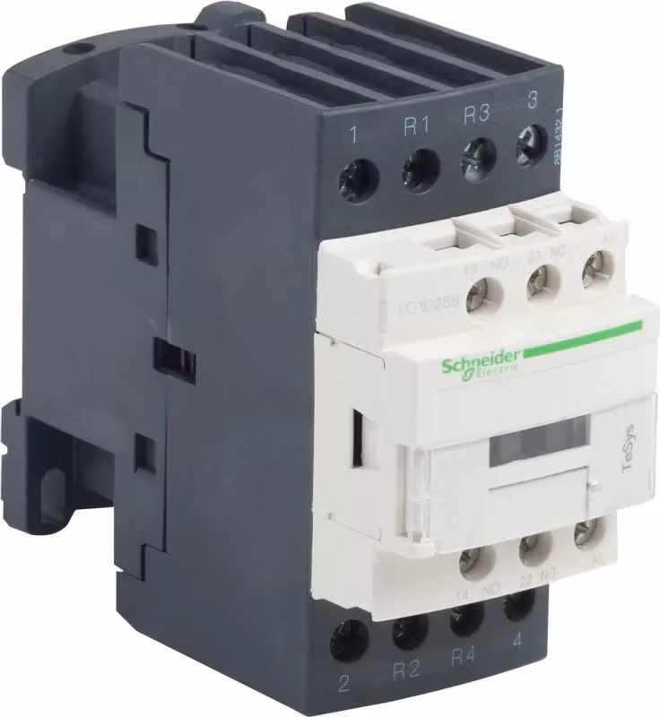 Contattore Schneider Electric LC1D 4p, +1S+1Ö, bobina 110 V AC LC1D258F7