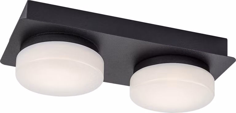 Lampada da parete e soffitto moderna a LED 11W nero opaco Attichus 75002 Rabalux