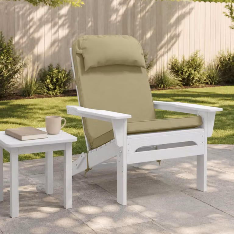 vidaXL Cuscino per Lounger Sole in Poliestere Verde con Rivestimento Lavabile e Resistente ai Raggi UV