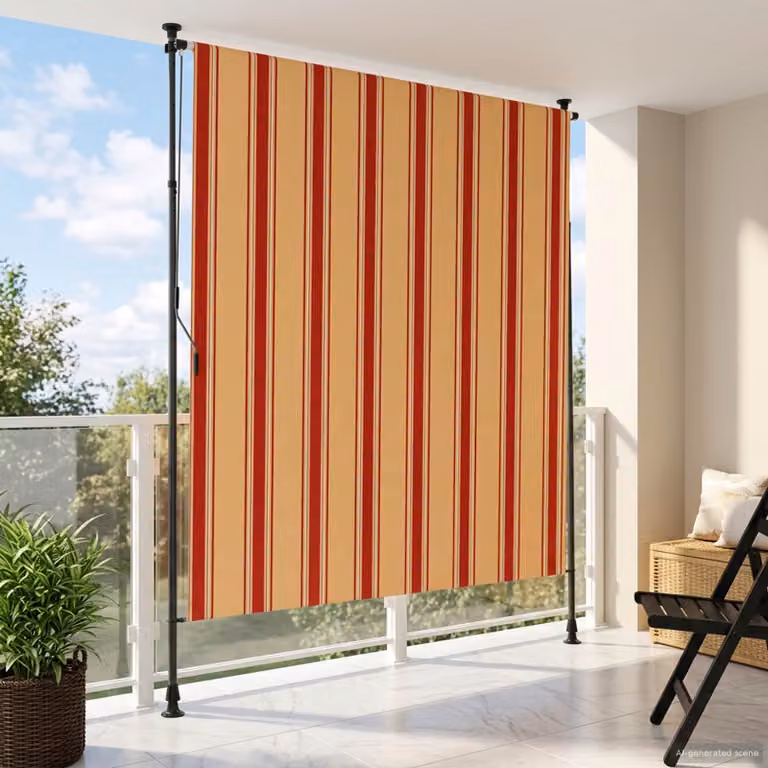 vidaXL Tenda a Rullo Esterna Multicolore L: 200 cm, H: 270 cm