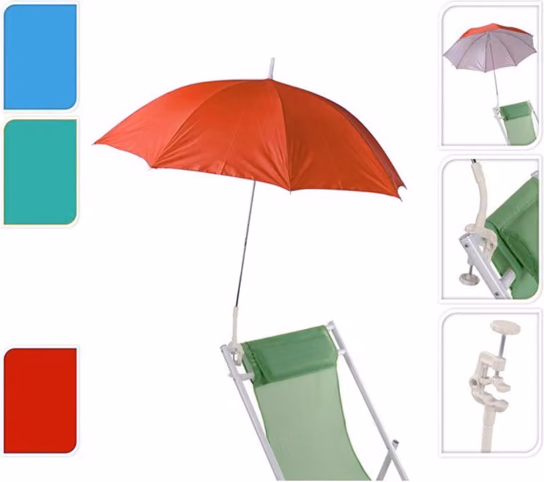 Ombrellone d 105 cm, per il balcone, colore misto
