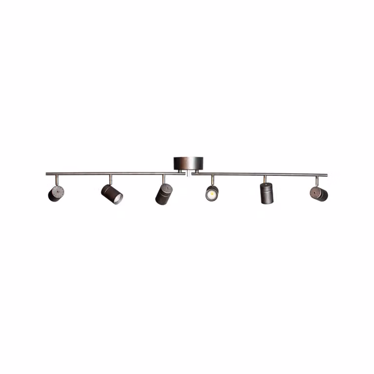 By Rydéns Faretto a soffitto Correct, dimmerabile, Alluminio / Grigio / Zincato, Soggiorno / Sala da pranzo, Metallo, Moderno, Plafoniera