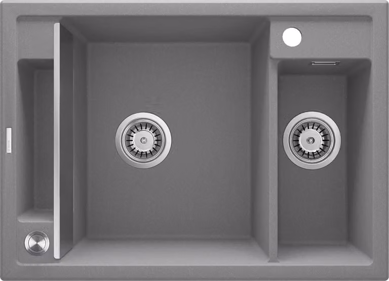 Magnetic granite sink 1.5-bowl