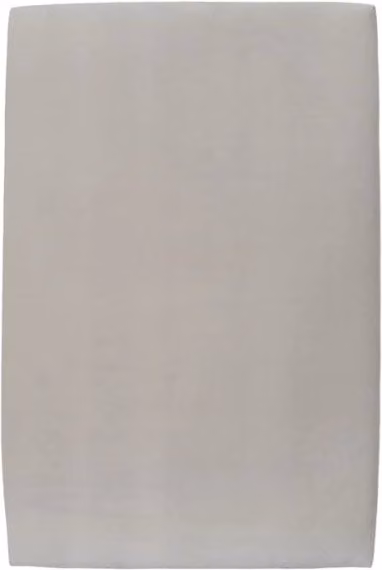 Testiera in tessuto in velluto grigio chiaro liscio L90 cm