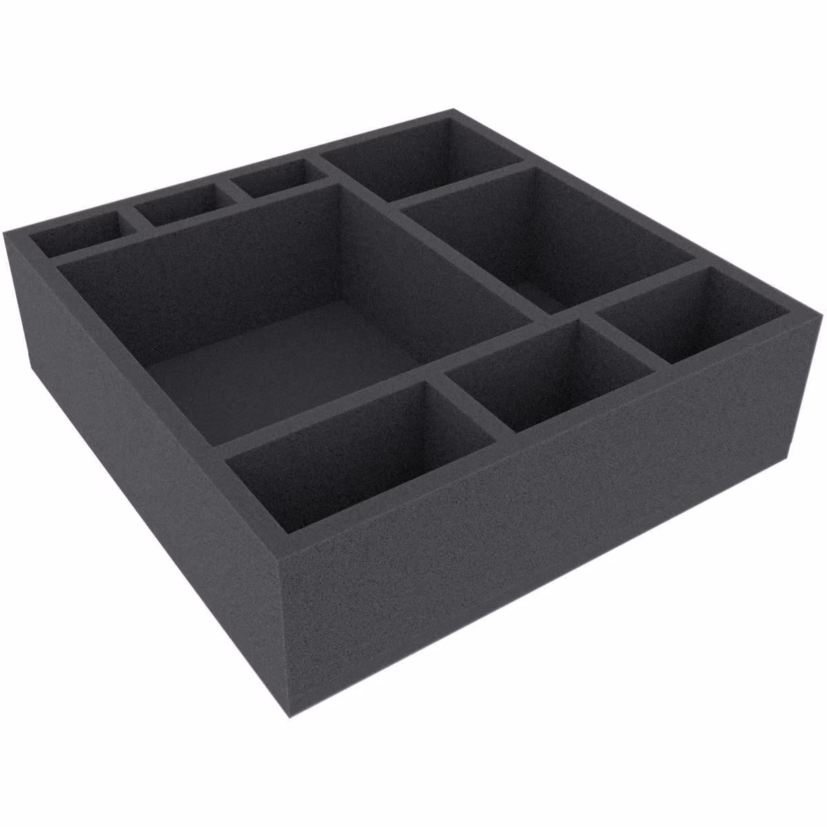 AFDA085BO 285 mm x 285 mm x 85 mm - Inserto in schiuma per giochi da tavolo
