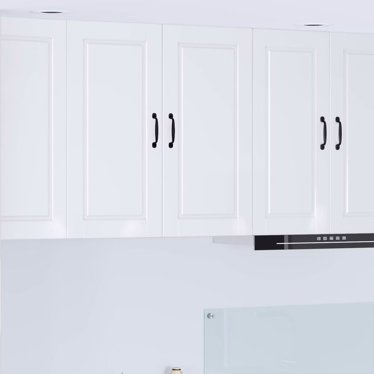 Armadietto a muro moderno vidaXL PORTO Bianco Lucido L: 80 cm, P: 31 cm, H: 80 cm