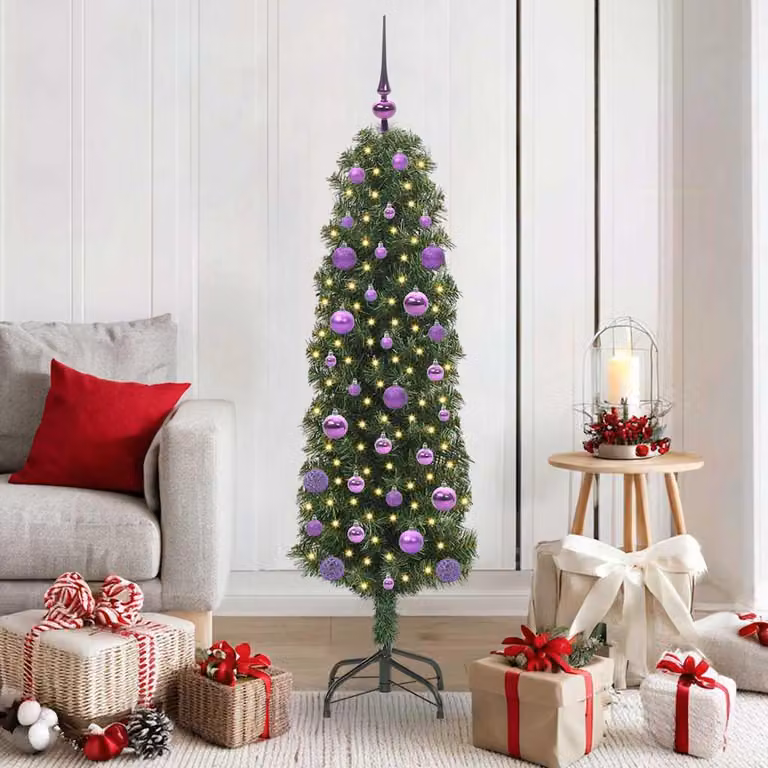 Maison Exclusive - Albero di Natale artificiale con 150 LED e supporto, verde, 150 cm