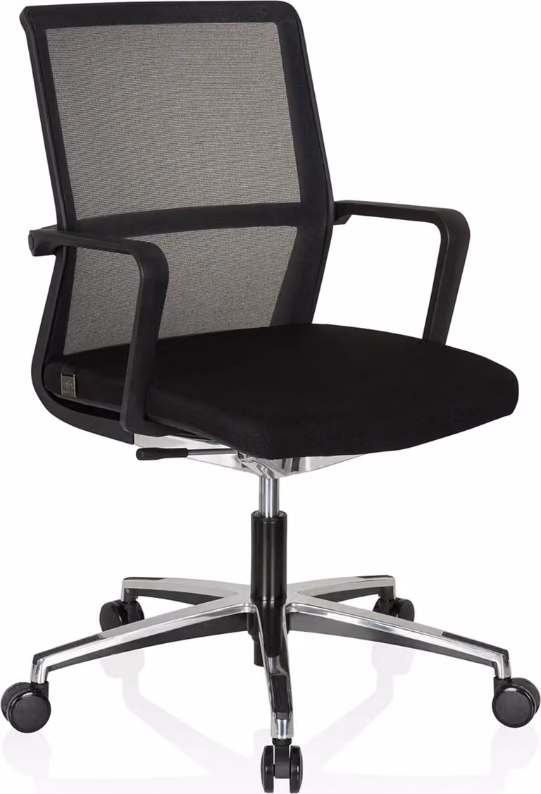 Sedia da ufficio, girevole, MOVE-TEC NET 3D nero