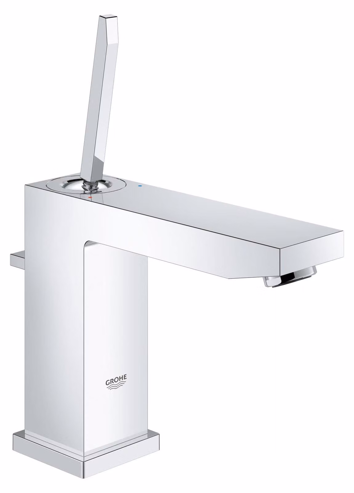Miscelatore per lavabo, modello M, monocomando, in Vetroceramica, grigio, codice prodotto 23657000