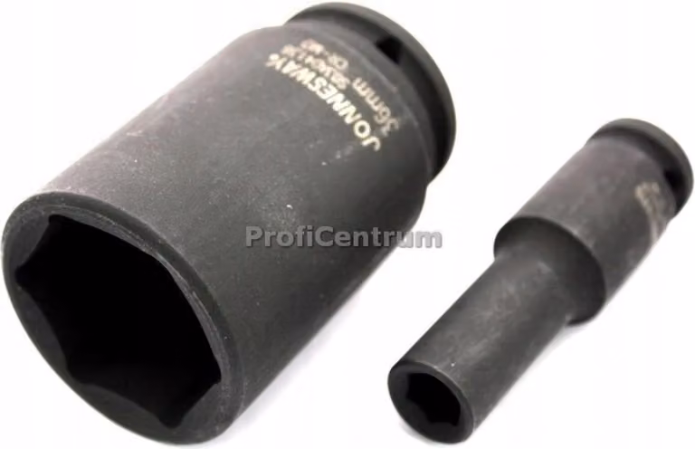 Jonnesway Bussola lunga a 6 punte da 1/2" a percussione 36Mm Cr-Mo