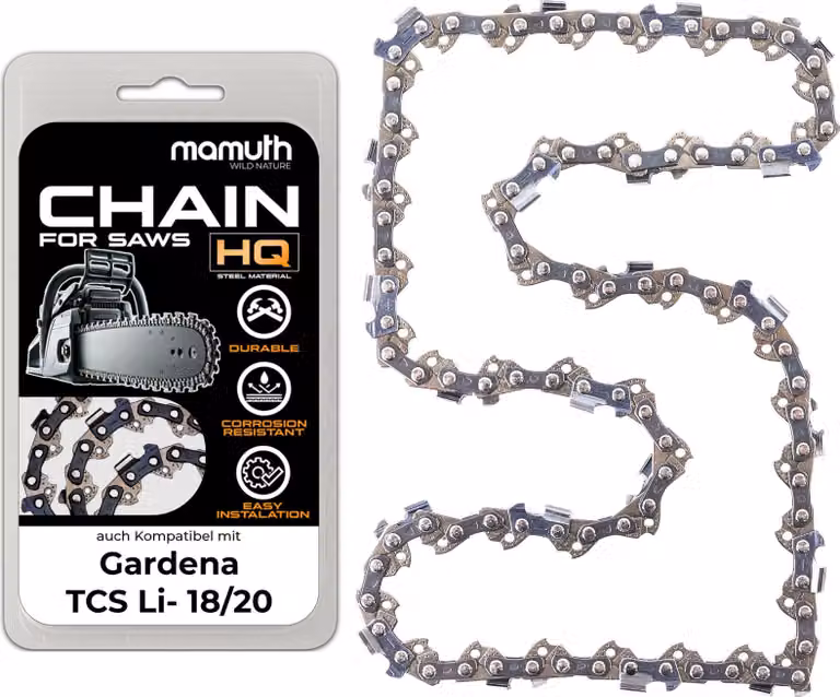 Catena per sega 20 cm 1,1 mm 3/8" 33TG per Gardena TCS Li- 18/20