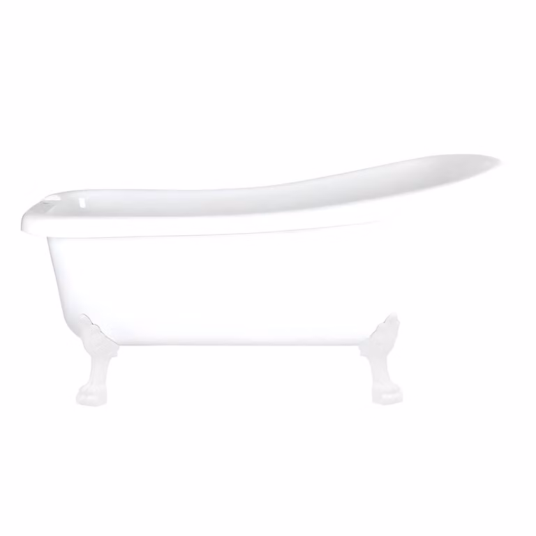 Vasca Acrilico Centro Stanza Freestanding con Schienale Alto 1710x785x740mm con Piedini – Legend