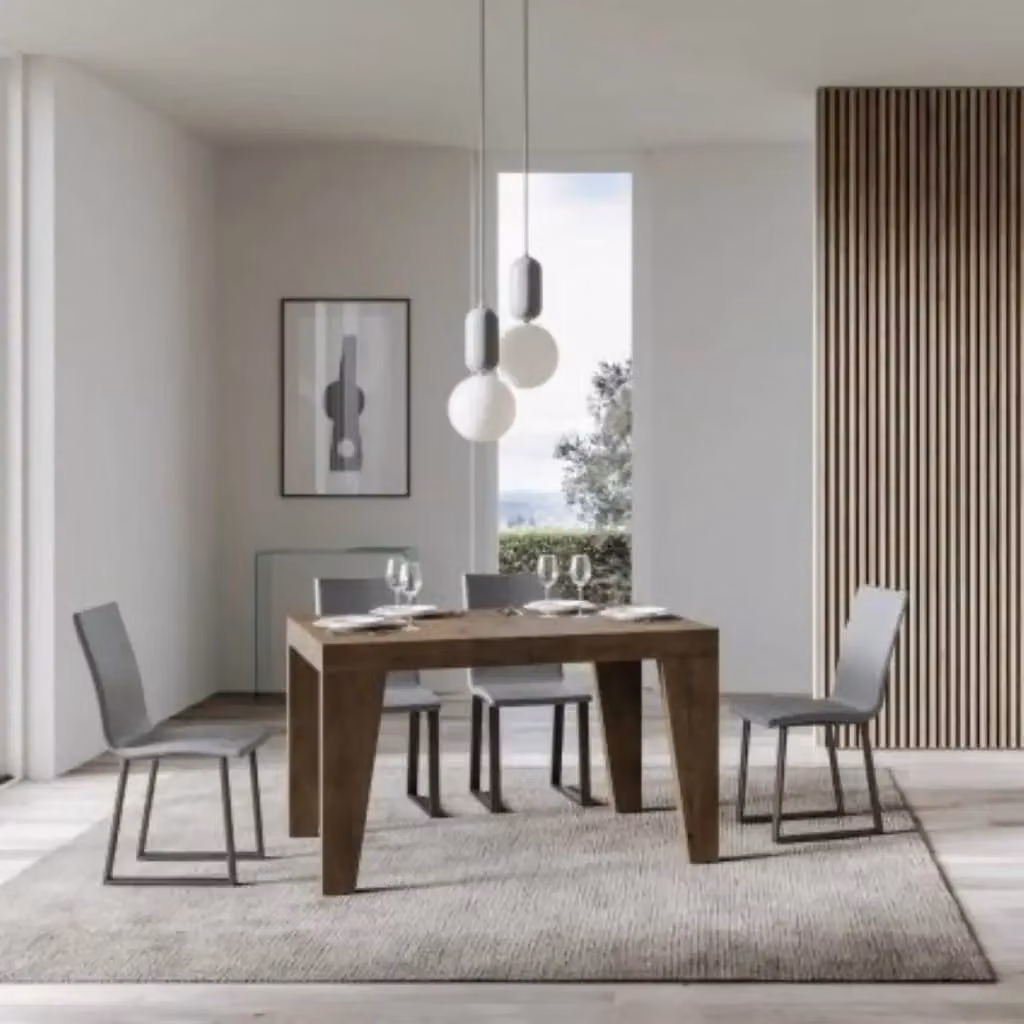 Tavolo allungabile moderno Itamoby colore marrone L: 140-400 cm, P: 90 cm – 2