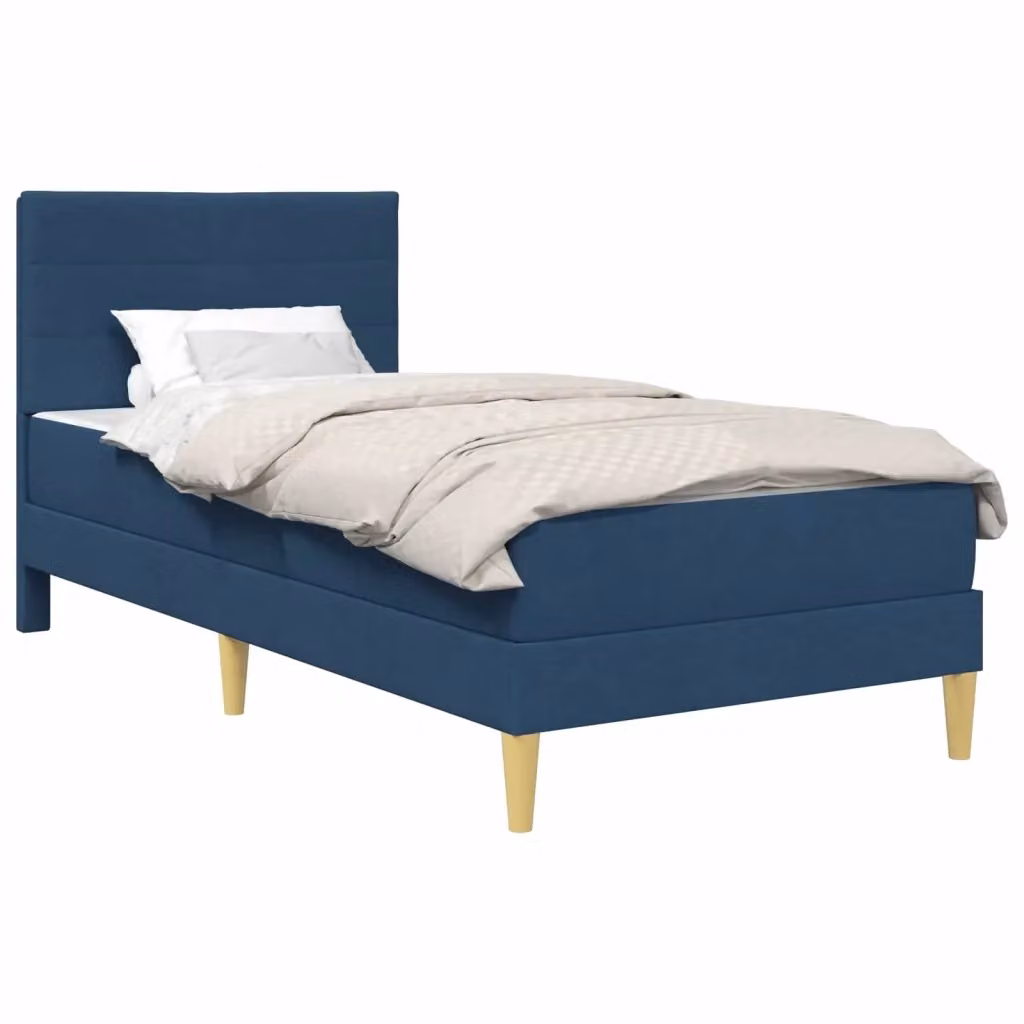 Struttura letto imbottita vidaXL Blu L 100 x P 200 x H 96 cm – 2
