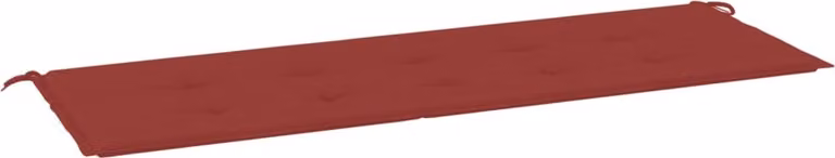 Cuscino per Panca Rosso Vino 150x50x4 cm in Tessuto Oxford