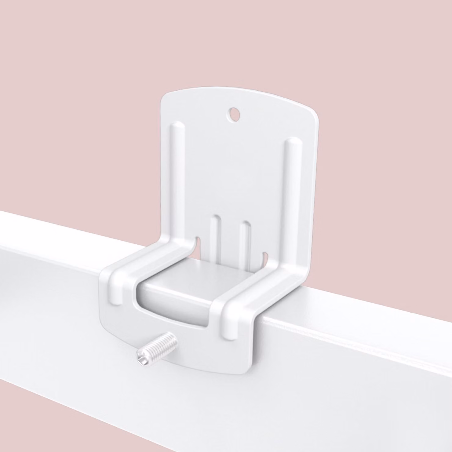 Supporti per materassi, set da 6 pezzi, colore bianco, metallo, antiscivolo