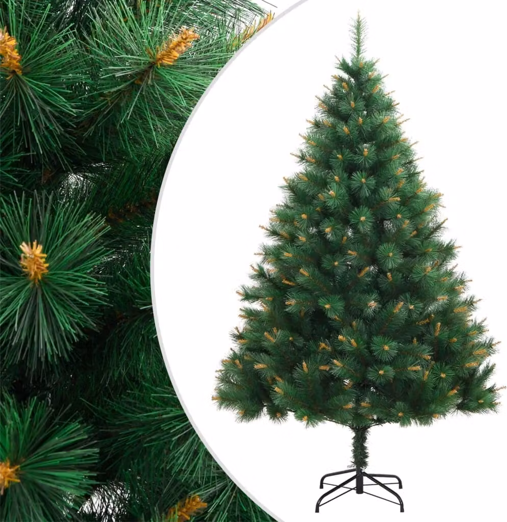 Maison Exclusive - Albero di Natale artificiale pieghevole con supporto, altezza 180 cm