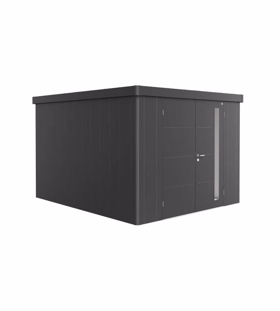 Casetta Neo 4C doppia porta, grigio scuro metallizzato