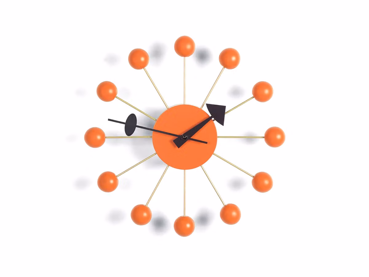 Ball Orologio da Parete - Arancione