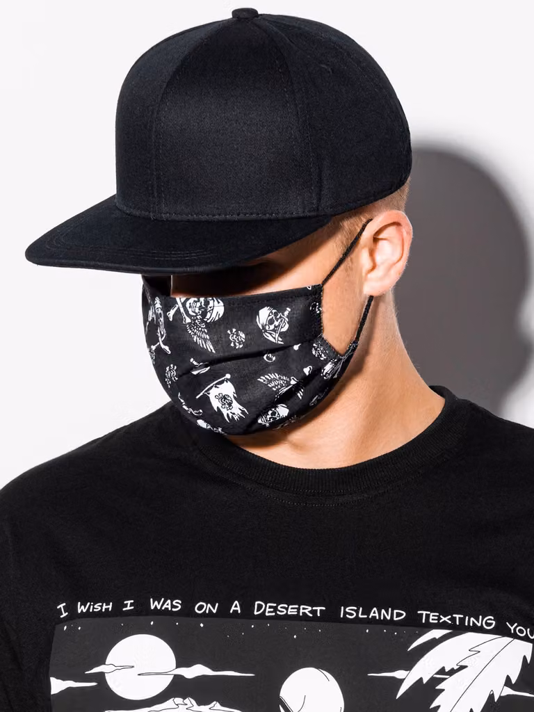 Abbigliamento Ombre Drape Eugenius nero Taglia unica