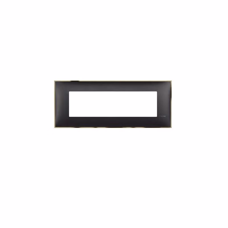 Classia legrand 7 - telaio modulare - nero con oro
