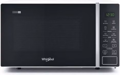 Forno a microonde combinato Whirlpool Mwp203W con grill, 700 W, 20 litri, Bianco, L 45,2 cm x P 36,3 cm x H 26,2 cm