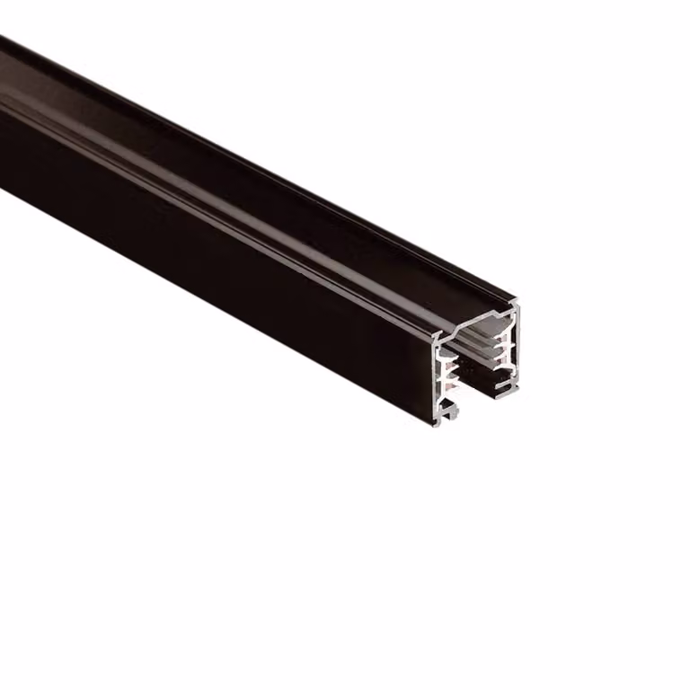 Ivela Sistema binario trifase LKM QUADRO DALI, nero, 400 cm dimmerabile, Nero, Alluminio