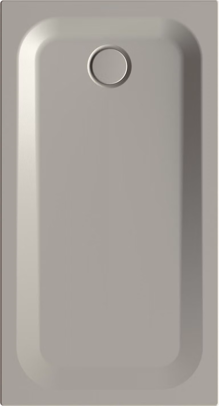 Receveur de douche rectangulaire BetteUltra avec support de baignoire minimum, 1300x700x35mm, 5784-416T1, 5784-416T1