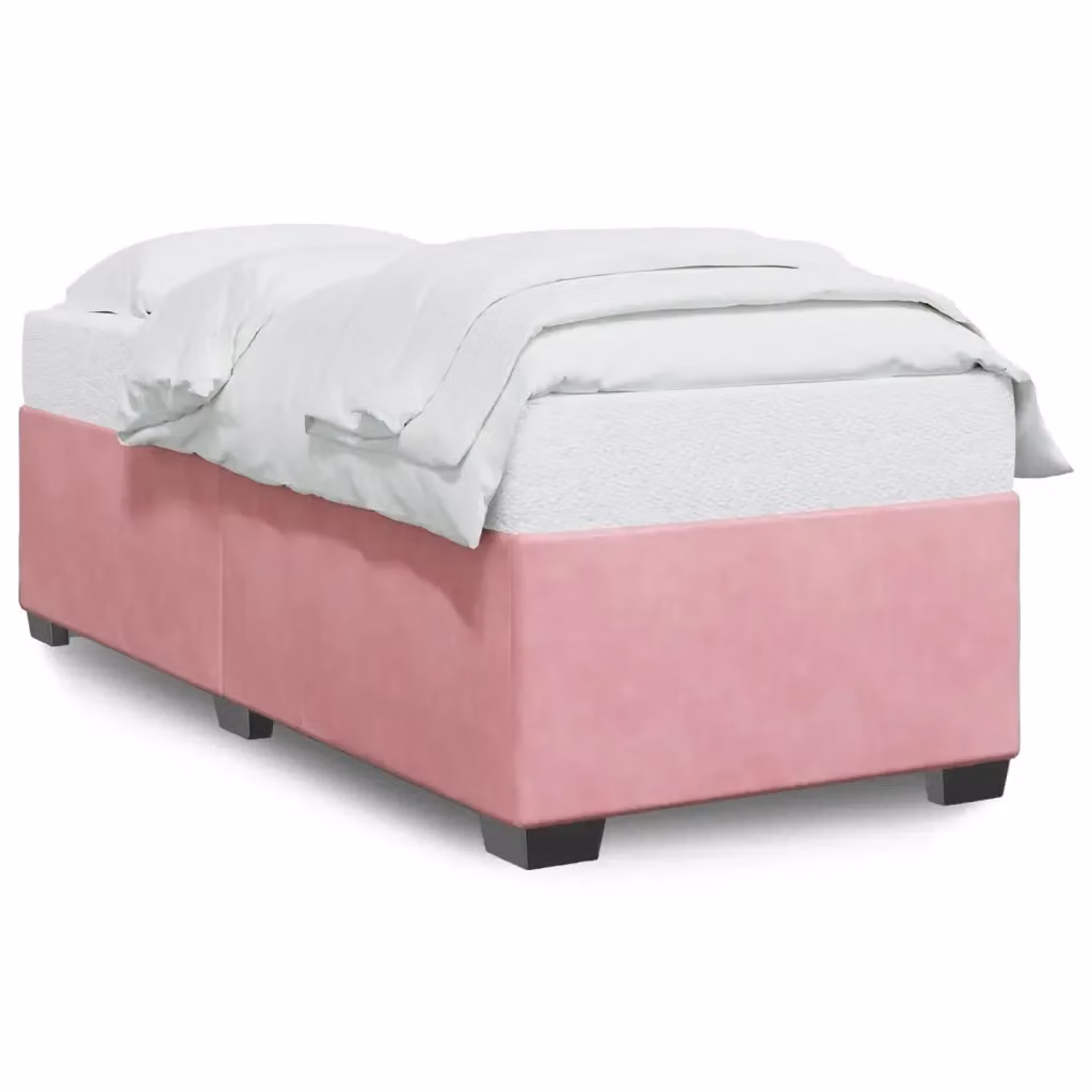 vidaXL Giroletto in Velluto Rosa L/P: 90 x 200 cm – 2